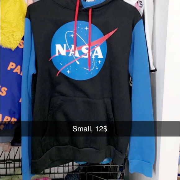 blue nasa sweatshirt